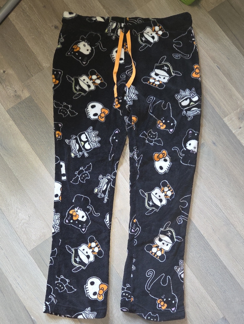 LAST CHANCE Sanrio Black Fleece Hello Kitty & Friends Sleep Pants